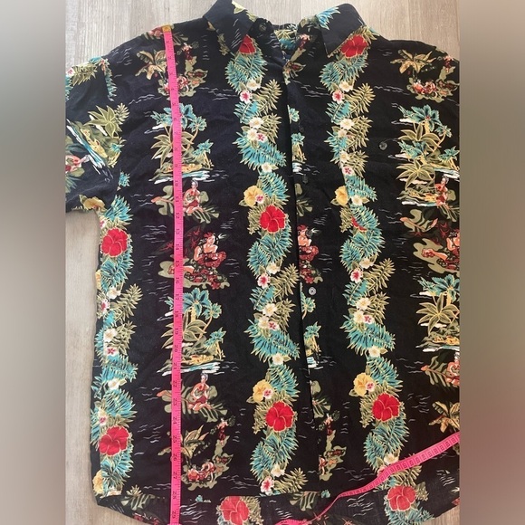 Portofino XL Hawaiian short sleeved button down shirt - Picture 5 of 12